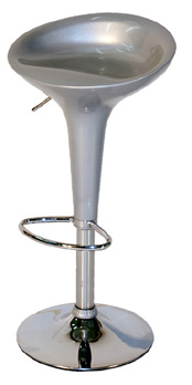 AVILA Barhocker silber / barstool silver